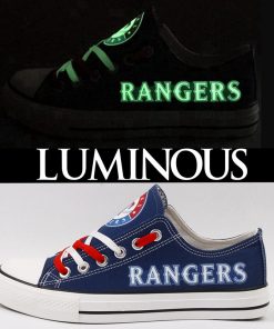 Texas Rangers Limited Luminous Low Top Canvas Sneakers
