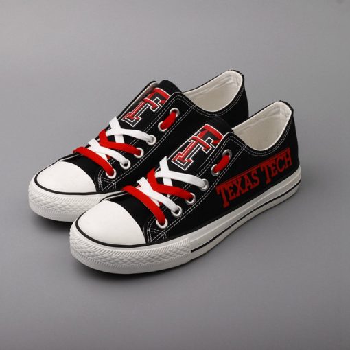 Texas Tech Red Raiders Limited Students Low Top Canvas Sneakers