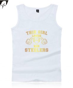 This Girl Loves Her Steelers Tank Tops Print Sleeveless Streetwear Men Women Outwork Casual Clothes Plus 2