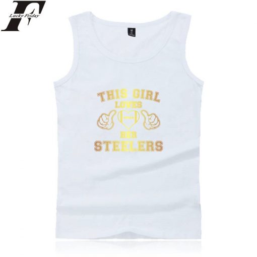 This Girl Loves Her Steelers Tank Tops Print Sleeveless Streetwear Men Women Outwork Casual Clothes Plus 2