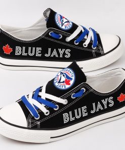 Toronto Blue Jays Low Top Canvas Sneakers