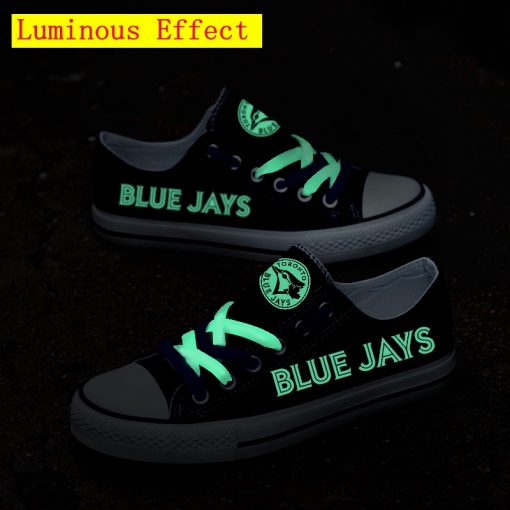Toronto Blue Jays Limited Luminous Low Top Canvas Sneakers