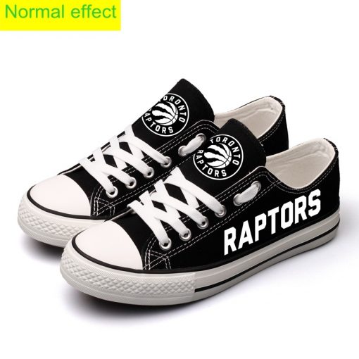 Toronto Raptors Limited Luminous Low Top Canvas Sneakers