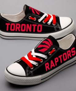 Toronto Raptors Limited Fans Low Top Canvas Shoes Sport