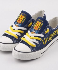 Uruguay National Team Low Top Canvas Sneakers