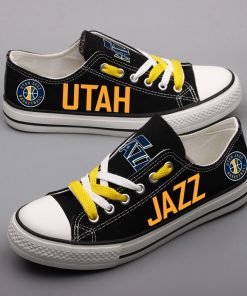 Utah Jazz Fans Low Top Canvas Shoes Sport