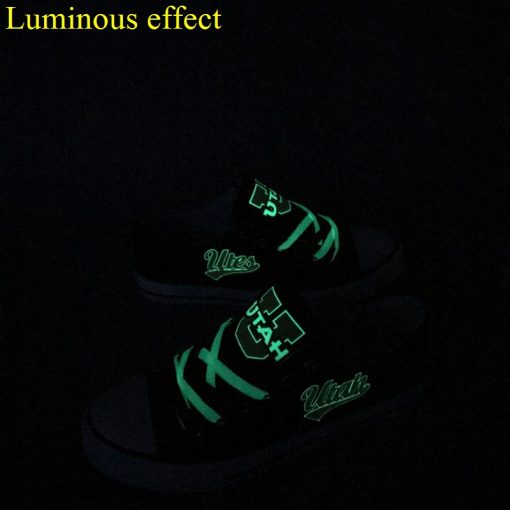 Utah Utes Limited Luminous Low Top Canvas Sneakers