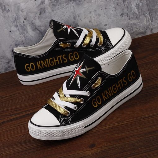 Vegas Golden Knights Limited Fans Low Top Canvas Sneakers