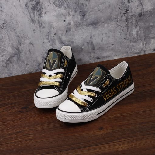 Vegas Golden Knights Limited Fans Low Top Canvas Shoes Sport