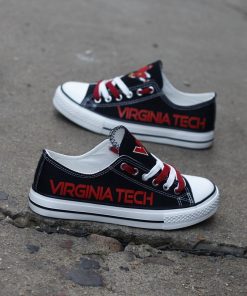 Virginia Tech Hokies Limited Low Top Canvas Shoes Sport