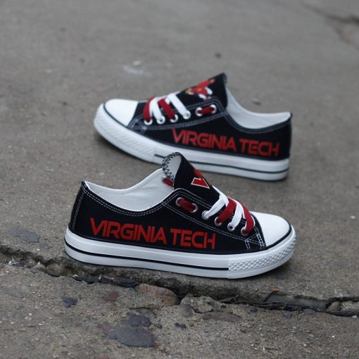 Virginia Tech Hokies Limited Low Top Canvas Shoes Sport