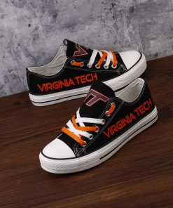 Virginia Tech Hokies Limited Fans Low Top Canvas Sneakers