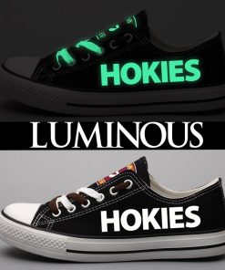 Virginia Tech Hokies Limited Luminous Low Top Canvas Sneakers