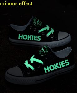 Virginia Tech Hokies Limited Luminous Low Top Canvas Sneakers
