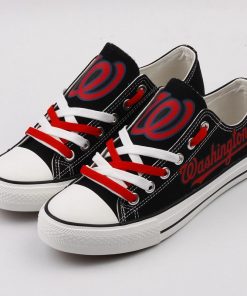Washington Nationals Limited Low Top Canvas Shoes Sport