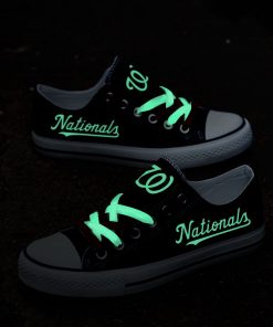 Washington Nationals Limited Luminous Low Top Canvas Sneakers