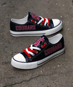 Washington State Cougars Limited Low Top Canvas Sneakers