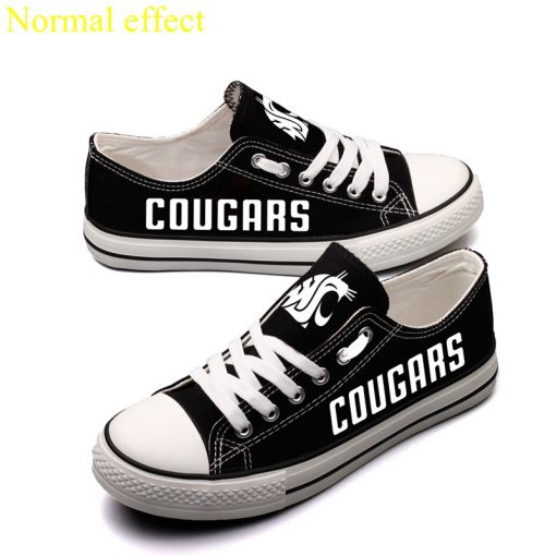 Washington State Cougars Limited Luminous Low Top Canvas Sneakers