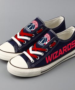 Washington Wizards Low Top Canvas Shoes Sport