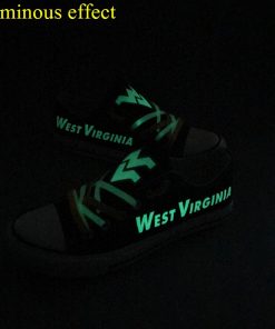West Virginia Mountaineers Limited Luminous Low Top Canvas Sneakers