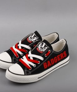 Wisconsin Badgers Limited Low Top Canvas Shoes Sport