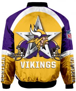 Minnesota Vikings Bomber Jacket Men Women