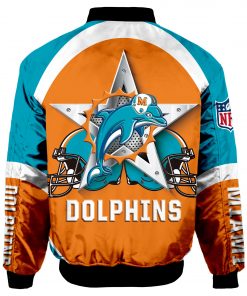 Miami Dolphins Bomber Unisex Coat