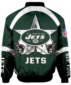New York Jets Bomber Jacket Men Women