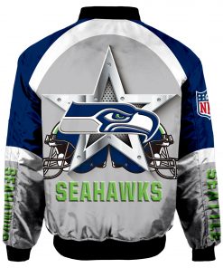 Seattle Seahawks Bomber Jacket Men Women