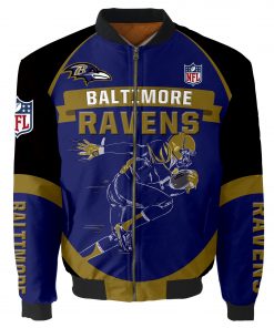Baltimore Ravens Bomber Jacket Men Women