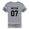 2018 fashion Unisex t shirts Potter 07 tshirt High Quality Screen Print cotton unisex tumblr women
