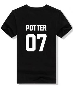 2018 fashion Unisex t shirts Potter 07 tshirt High Quality Screen Print cotton unisex tumblr women 2