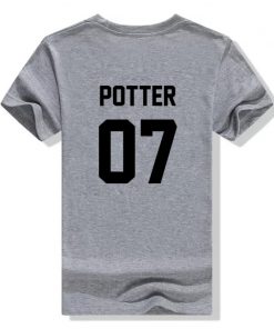 2018 fashion Unisex t shirts Potter 07 tshirt High Quality Screen Print cotton unisex tumblr women