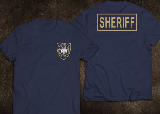 2019 Fashion NEW Sheriff King County Georgia Police United States The Walking Dead T Shirt Tee 2