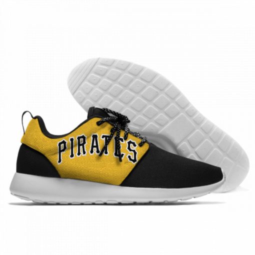 2019 Hot Fashion Printing Pittsburgh Pirates Logos Lightweight Sport Shoes for Walking for Family Friends 1