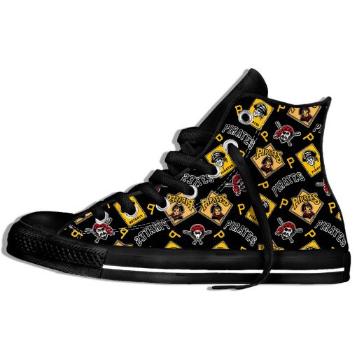 2019 Hot Fashion Printing Pittsburgh Pirates Logos Lightweight Sport Shoes for Walking for Family Friends 10