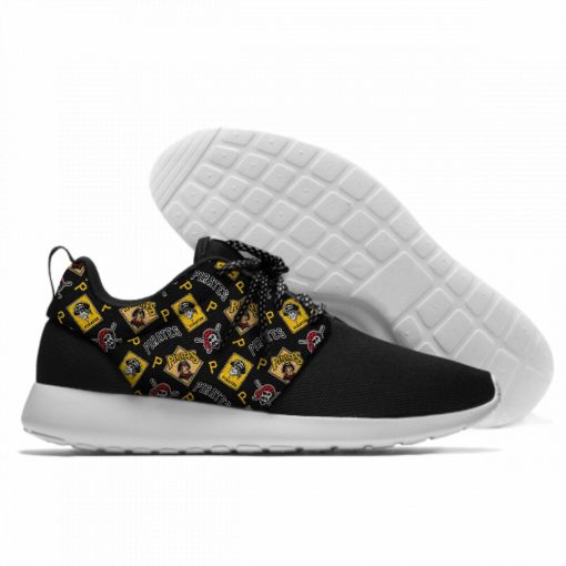 2019 Hot Fashion Printing Pittsburgh Pirates Logos Lightweight Sport Shoes for Walking for Family Friends 2