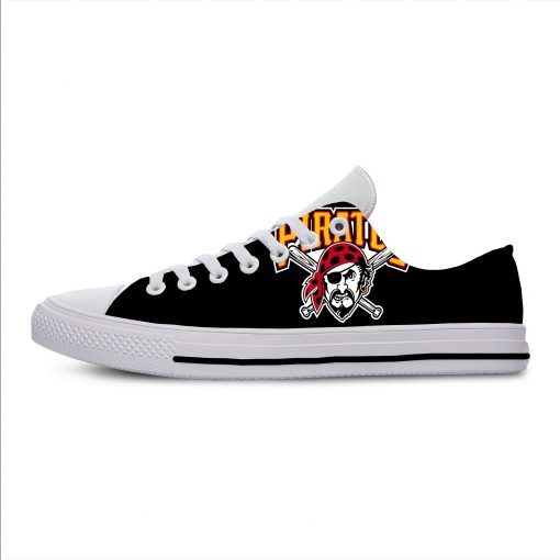 2019 Hot Fashion Printing Pittsburgh Pirates Logos Lightweight Sport Shoes for Walking for Family Friends 4