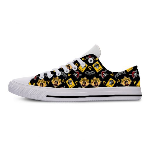 2019 Hot Fashion Printing Pittsburgh Pirates Logos Lightweight Sport Shoes for Walking for Family Friends 6