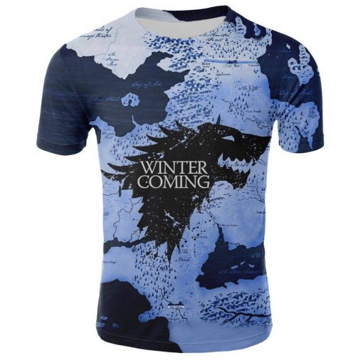 2019 Hot Sale Game of Thrones tshirt Men Targaryen Fire Blood Dragon tee shirt game of 3