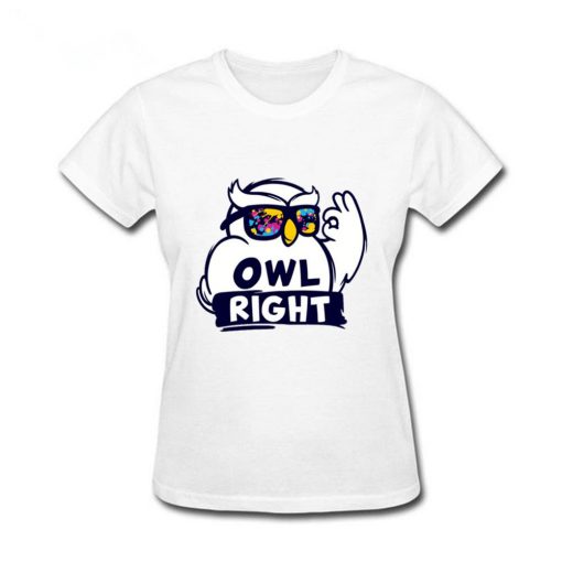2019 Hot Sale women s shirt Harry Casual Tops Potter Cute girls Stylish Owl right Printed 1
