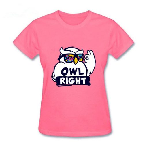 2019 Hot Sale women s shirt Harry Casual Tops Potter Cute girls Stylish Owl right Printed 4