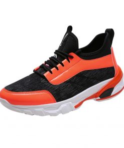 2019 Men s flying knit sneakers breathable casual basketball shoes fashion color matching sneakers basketball shoes 4
