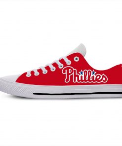 2019 New Arrival Professional Baseball Teams Breathable Casual Shoes Philadelphia Phillies Women men Lightweight Shoes