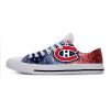 2019 New Creative Design For Ice Hocky High Top Custom Shoes Montreal Canadien shoes Flat Casual