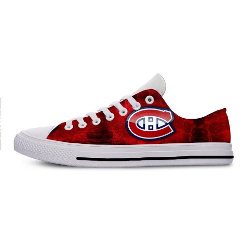 2019 New Creative Design For Ice Hocky High Top Custom Shoes Montreal Canadien shoes Flat Casual 2