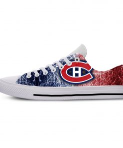 2019 New Creative Design For Ice Hocky High Top Custom Shoes Montreal Canadien shoes Flat Casual