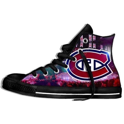 2019 New Creative Design For Ice Hocky High Top Custom Shoes Montreal Canadien shoes Flat Casual 6
