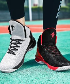 2019 New Fashion Men High top Jordan Basketball Shoes Men s Cushion Light Basketball Sneakers Anti 5