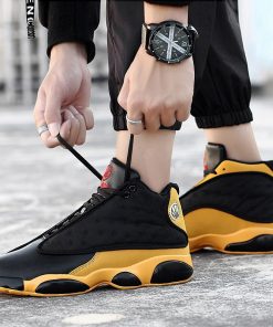 2019 New Style Breathable Basketball Shoes Mens Boys High Top Shockproof Sneakers Non slip Jordan Basket